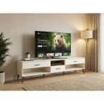 Dienni Arges Tv Ünitesi Tek Raflı 3 Çekmeceli 220X30x51 Aytaşı-Çam/Aytaşı