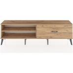 Dienni Arges Tv Ünitesi Tek Raflı Tek Çekmeceli 176X30X51 Çam-Çam/çam