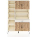 Dienni Hyperion Dolap 10 Raflı Tek Çekmeceli 4 Kapaklı 132X44X195 Aytaşı-Çam/aytaşı - Krem