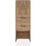 Dienni Hyperion Dolap 2 Raflı 2 Çekmeceli 2 Kapaklı 60X44X163 Çam-Çam - Atlas Çam