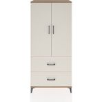 Dienni Hyperion Dolap 2 Raflı 2 Çekmeceli 2 Kapaklı 88X44X195 Çam-Aytaşı - Atlas Çam