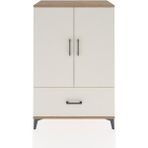 Dienni Hyperion Dolap 3 Raflı Tek Çekmeceli 2 Kapaklı 88X44X134 Çam-Aytaşı - Atlas Çam