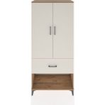 Dienni Hyperion Dolap 4 Raflı Tek Çekmeceli 2 Kapaklı 88X44X195 Çam-Aytaşı - Atlas Çam