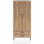 Dienni Hyperion Dolap 5 Raflı 2 Çekmeceli 2 Kapaklı 88X44X195 Aytaşı-Çam - Krem