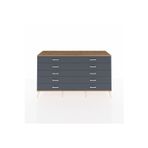 Dienni Hyperion Konsol 10 Çekmeceli 176 x 44 x 99 cm Antrasit - Çam - Aytaşı