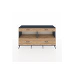 Dienni Hyperion Konsol 2 Raflı 4 Çekmeceli 176 x 44 x 99 cm Çam - Antrasit