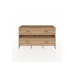 Dienni Hyperion Konsol 2 Raflı 4 Çekmeceli 176 x 44 x 99 cm Çam - Çam