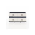 Dienni Hyperion Konsol 2 Raflı 4 Çekmeceli 8 Kapaklı 176 x 44 x 99 cm Antrasit - Antrasit - Aytaşı