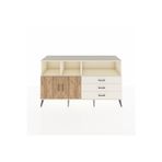 Dienni Hyperion Konsol 2 Raflı 5 Çekmeceli 3 Kapaklı 176 x 44 x 99 cm Aytaşı - Çam - Aytaşı