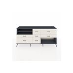 Dienni Hyperion Konsol 2 Raflı 7 Çekmeceli 220 x 44 x 99 cm Antrasit - Antrasit - Aytaşı