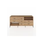 Dienni Hyperion Konsol 2 Raflı 7 Çekmeceli 220x44x99 Çam-Çam