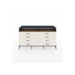 Dienni Hyperion Konsol 2 Raflı 8 Çekmeceli 176 x 44 x 99 cm Antrasit - Çam - Aytaşı