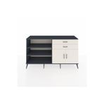 Dienni Hyperion Konsol 3 Raflı 2 Çekmeceli 2 Kapaklı 176 x 44 x 99 cm Aytaşı - Antrasit