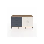 Dienni Hyperion Konsol 3 Raflı 2 Çekmeceli 2 Kapaklı 176 x 44 x 99 cm Çam - Antrasit - Aytaşı