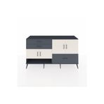 Dienni Hyperion Konsol 3 Raflı 3 Çekmeceli 4 Kapaklı 176 x 44 x 99 cm Antrasit - Antrasit - Aytaşı