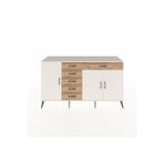 Dienni Hyperion Konsol 3 Raflı 6 Çekmeceli 3 Kapaklı 176 x 44 x 99 cm Aytaşı - Aytaşı - Çam
