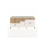 Dienni Hyperion Konsol 3 Raflı 6 Çekmeceli 5 Kapaklı 220 x 44 x 99 cm Aytaşı - Aytaşı - Çam
