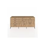 Dienni Hyperion Konsol 3 Raflı 6 Çekmeceli 5 Kapaklı 220 x 44 x 99 cm Çam - Çam