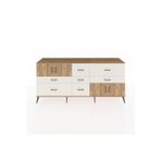 Dienni Hyperion Konsol 3 Raflı 7 Çekmeceli 4 Kapaklı 220 x 44 x 99 cm Çam - Çam - Aytaşı