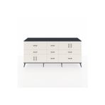 Dienni Hyperion Konsol 3 Raflı 7 Çekmeceli 4 Kapaklı 220x44x99 Antrasit-Aytaşı
