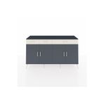 Dienni Hyperion Konsol 4 Raflı 3 Çekmeceli 4 Kapaklı 176 x 44 x 99 cm Antrasit - Antrasit - Aytaşı