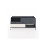 Dienni Hyperion Konsol 4 Raflı 5 Çekmeceli 3 Kapaklı 220 x 44 x 99 cm Antrasit - Antrasit - Aytaşı