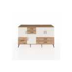 Dienni Hyperion Konsol 4 Raflı 5 Çekmeceli 4 Kapaklı 176 x 44 x 99 cm Çam - Çam - Aytaşı