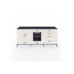 Dienni Hyperion Konsol 4 Raflı 7 Çekmeceli 2 Kapaklı 220x44x99 Aytaşı-Antrasit