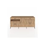 Dienni Hyperion Konsol 5 Raflı 2 Çekmeceli 5 Kapaklı 220 x 44 x 99 cm Çam - Çam