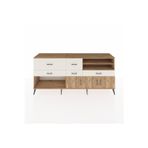 Dienni Hyperion Konsol 5 Raflı 3 Çekmeceli 4 Kapaklı 220x44x99 Çam-Çam/Aytaşı