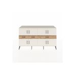 Dienni Hyperion Konsol 5 Raflı 3 Çekmeceli 8 Kapaklı 176 x 44 x 99 cm Aytaşı - Aytaşı - Çam