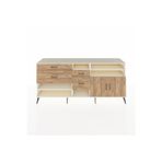 Dienni Hyperion Konsol 5 Raflı 4 Çekmeceli 2 Kapaklı 220 x 44 x 99 cm Aytaşı - Çam