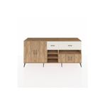 Dienni Hyperion Konsol 5 Raflı 4 Çekmeceli 2 Kapaklı 220 x 44 x 99 cm Çam - Çam - Aytaşı