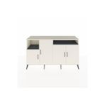Dienni Hyperion Konsol 5 Raflı 4 Kapaklı 176 x 44 x 99 cm Aytaşı - Aytaşı - Antrasit