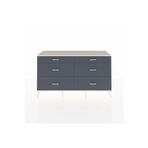 Dienni Hyperion Konsol 6 Çekmeceli 176 x 44 x 99 cm Antrasit - Aytaşı - Antrasit