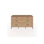 Dienni Hyperion Konsol 6 Çekmeceli 176 x 44 x 99 cm Antrasit - Çam