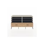 Dienni Hyperion Konsol 6 Raflı 2 Çekmeceli 176 x 44 x 99 cm Çam - Antrasit - Aytaşı