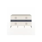 Dienni Hyperion Konsol 6 Raflı 3 Çekmeceli 4 Kapaklı 176 x 44 x 99 cm Aytaşı - Aytaşı - Antrasit