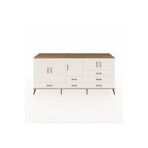 Dienni Hyperion Konsol 6 Raflı 6 Çekmeceli 5 Kapaklı 220 x 44 x 99 cm Aytaşı - Çam