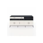 Dienni Hyperion Konsol 7 Raflı 2 Çekmeceli 5 Kapaklı 220 x 44 x 99 cm Aytaşı - Antrasit
