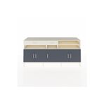 Dienni Hyperion Konsol 7 Raflı 2 Çekmeceli 5 Kapaklı 220 x 44 x 99 cm Aytaşı - Aytaşı - Antrasit
