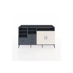 Dienni Hyperion Konsol 7 Raflı 4 Çekmeceli 2 Kapaklı 176 x 44 x 99 cm Antrasit - Antrasit - Aytaşı