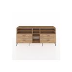 Dienni Hyperion Konsol 7 Raflı 4 Çekmeceli 220 x 44 x 99 cm Çam - Çam