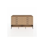 Dienni Hyperion Konsol 8 Çekmeceli 176 x 44 x 99 cm Çam - Antrasit