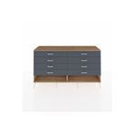 Dienni Hyperion Konsol 8 Çekmeceli 176 x 44 x 99 cm Çam - Çam - Antrasit