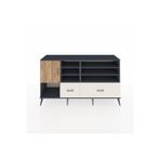 Dienni Hyperion Konsol 8 Raflı 2 Çekmeceli 1 Kapaklı 176 x 44 x 99 cm Çam - Antrasit - Aytaşı