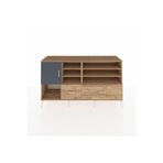Dienni Hyperion Konsol 8 Raflı 2 Çekmeceli 1 Kapaklı 176 x 44 x 99 cm Çam - Antrasit - Çam