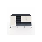 Dienni Hyperion Konsol 8 Raflı 2 Çekmeceli 3 Kapaklı 176 x 44 x 99 cm Antrasit - Antrasit - Aytaşı