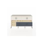Dienni Hyperion Konsol 8 Raflı 3 Çekmeceli 4 Kapaklı 176 x 44 x 99 cm Aytaşı - Antrasit - Aytaşı
