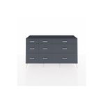 Dienni Hyperion Konsol 9 Çekmeceli 176 x 44 x 99 cm Çam - Antrasit